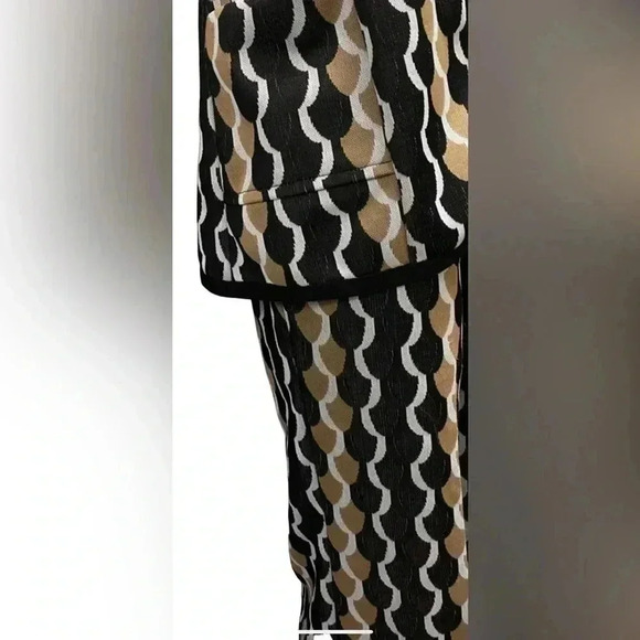 Glenayr Kitten 2 Piece Vintage Suit Brown,  White & Grey Size 12 - Picture 8 of 11